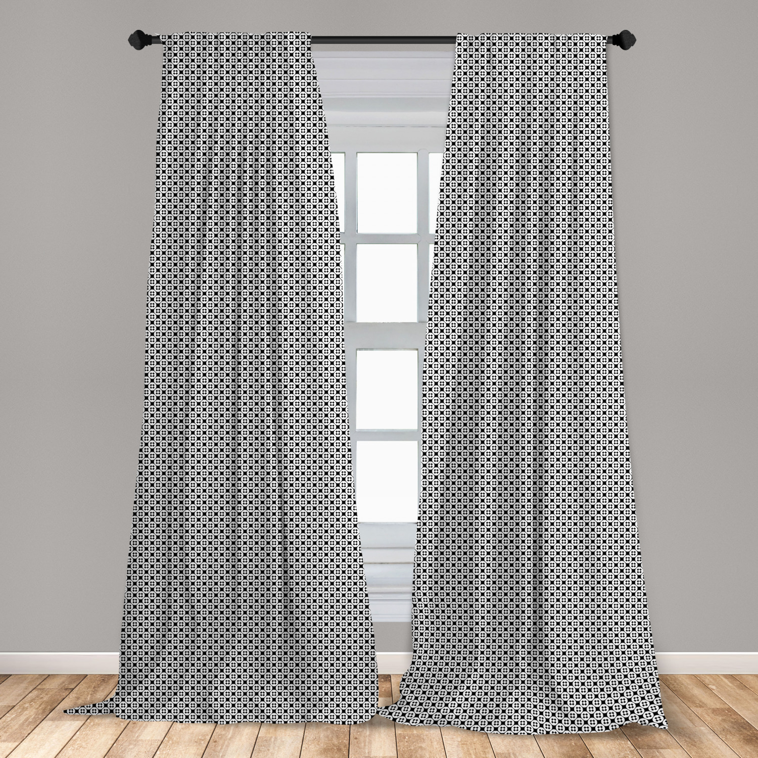 Art Abstract Microfiber Curtains 2 Panel Set Living Room Bedroom in 3 Sizes - Picture 51 of 112