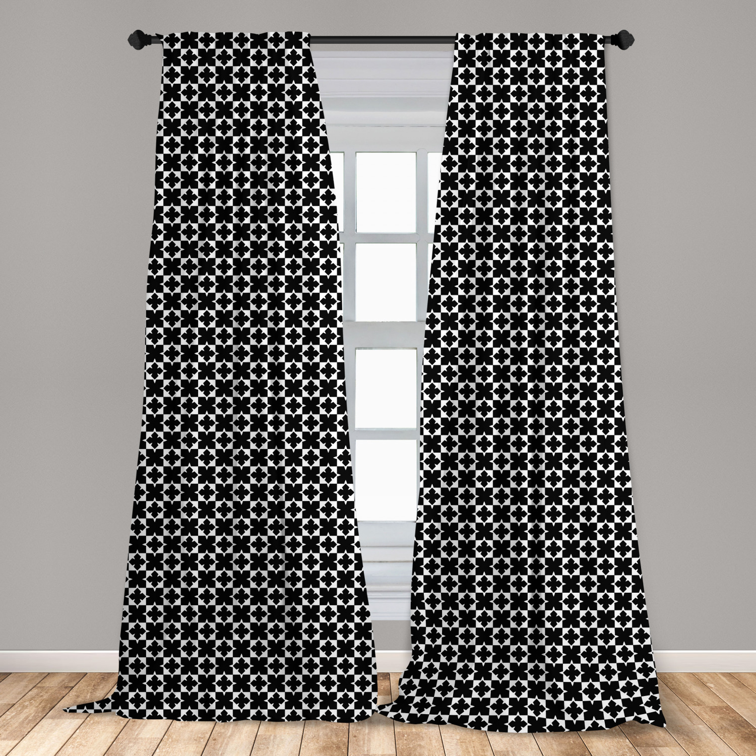 Art Abstract Microfiber Curtains 2 Panel Set Living Room Bedroom in 3 Sizes - Picture 71 of 112