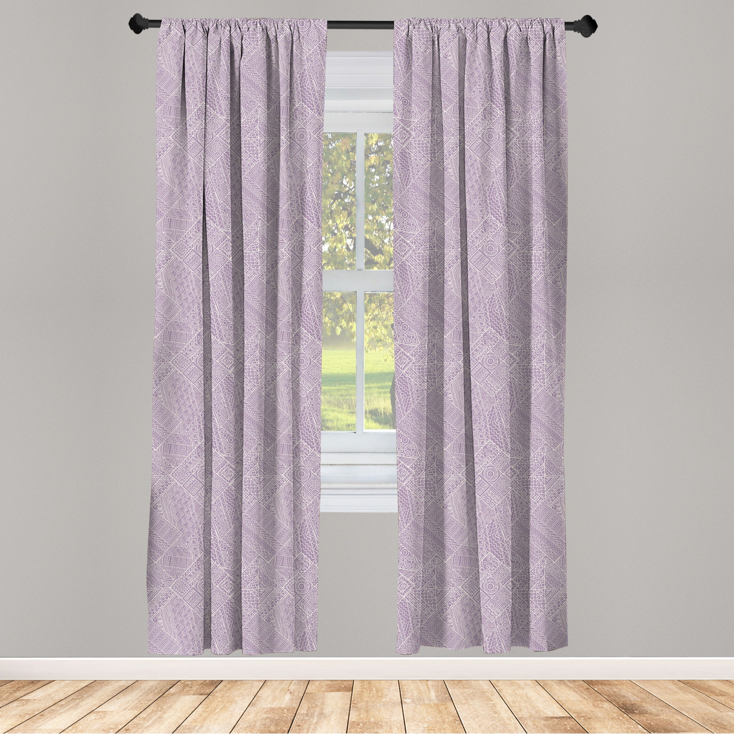 Art Abstract Microfiber Curtains 2 Panel Set Living Room Bedroom in 3 Sizes - Picture 112 of 112