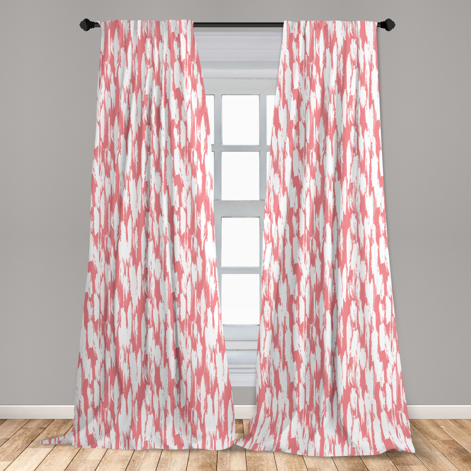 Vintage Abstract Microfiber Curtains 2 Panel Set Living Room Bedroom in 3 Sizes - Picture 51 of 54