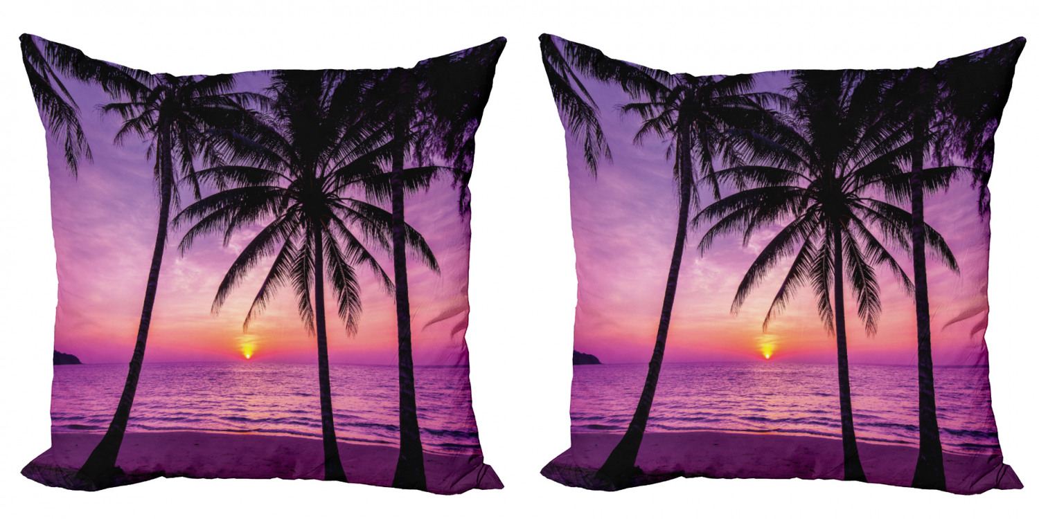 Ambesonne Tree Bloom Cushion Cover Set of 2 for Couch and Bed in 4 Sizes - Picture 140 of 220