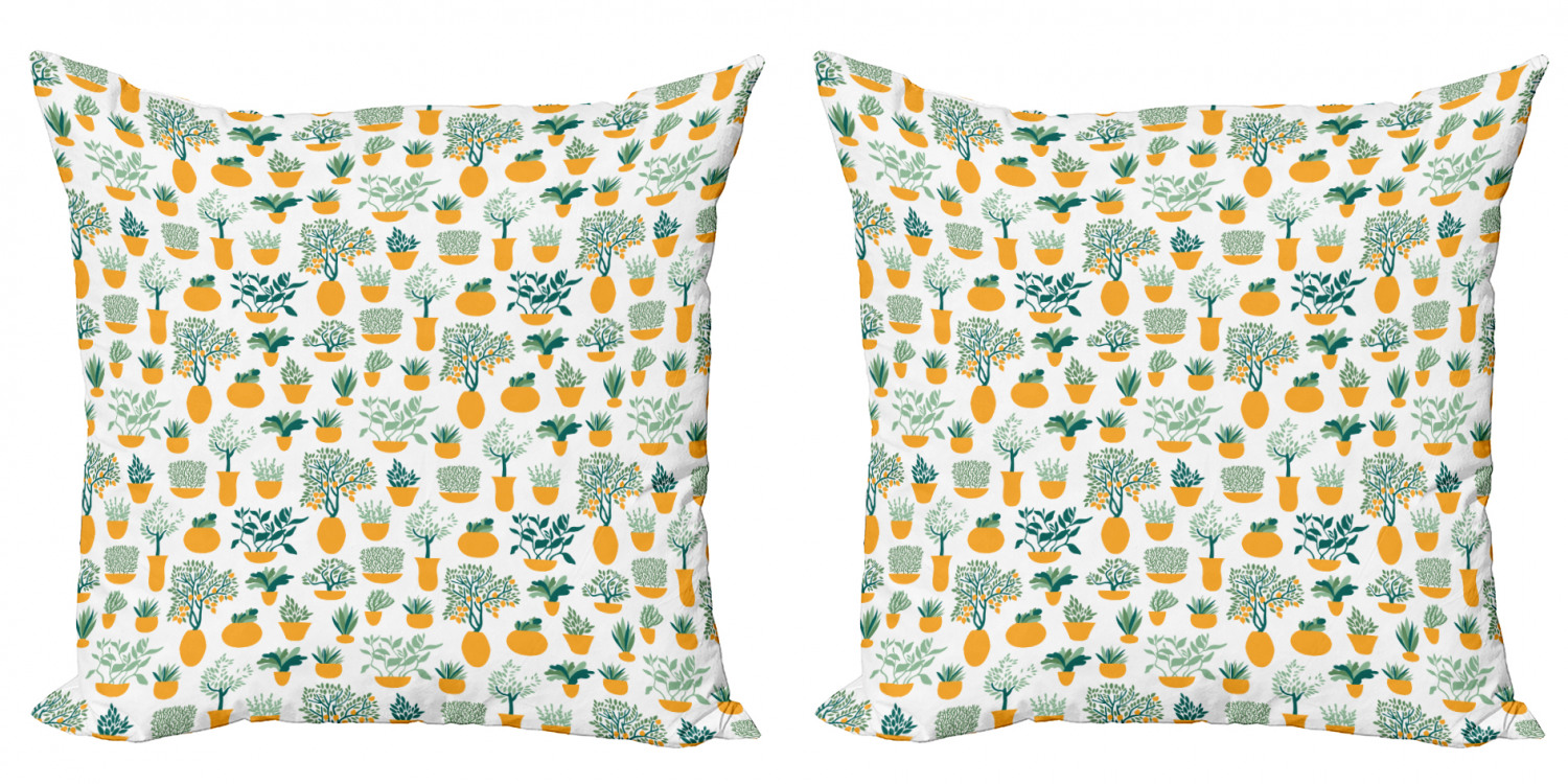 Ambesonne Lemons Pattern Cushion Cover Set of 2 for Couch and Bed in 4 Sizes - Picture 56 of 63