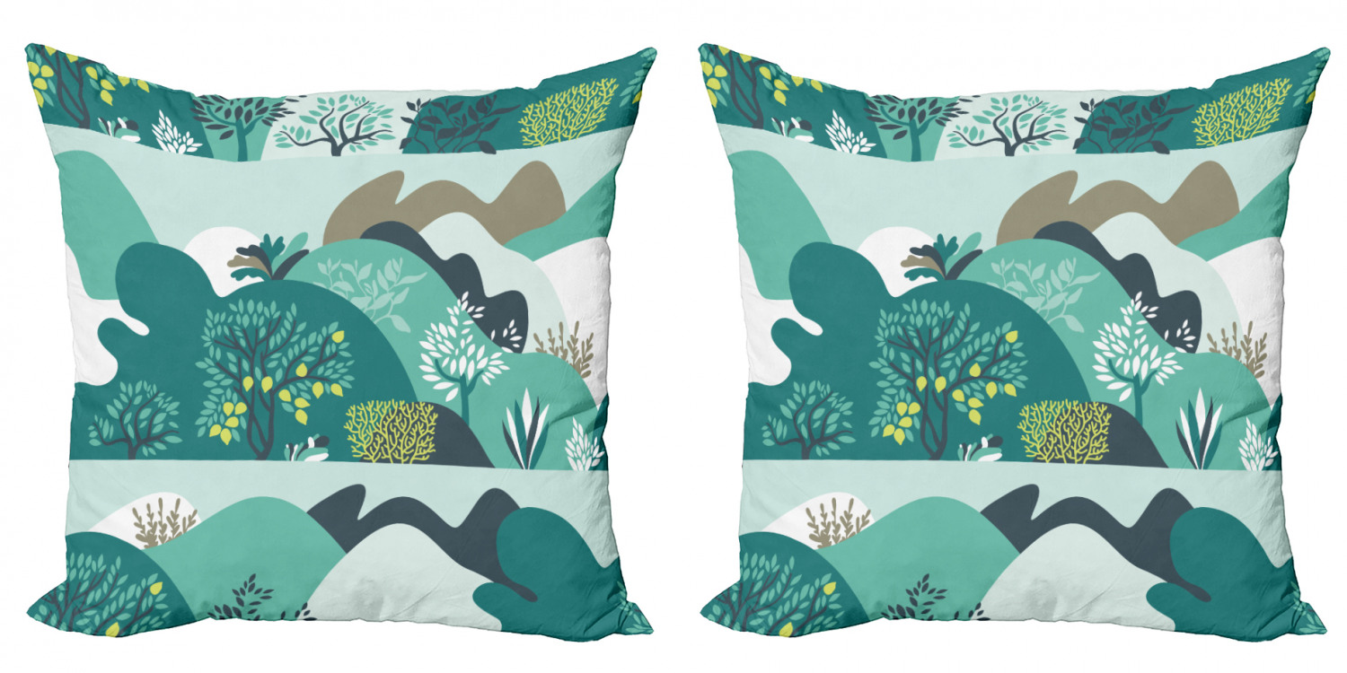 Ambesonne Lemons Pattern Cushion Cover Set of 2 for Couch and Bed in 4 Sizes - Picture 55 of 63