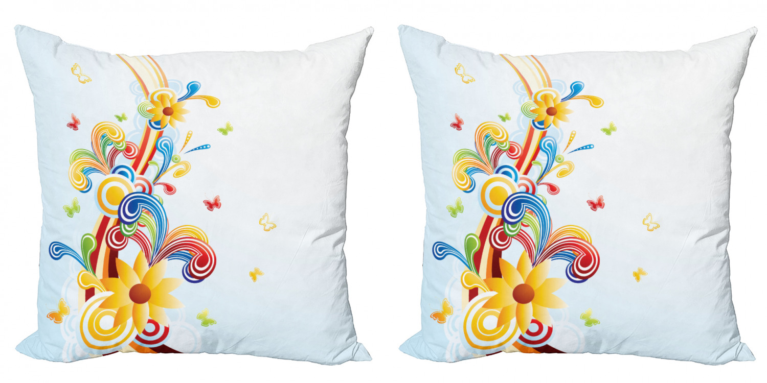 Ambesonne Vintage Elements Cushion Cover Set of 2 for Couch and Bed in 4 Sizes - Picture 54 of 128