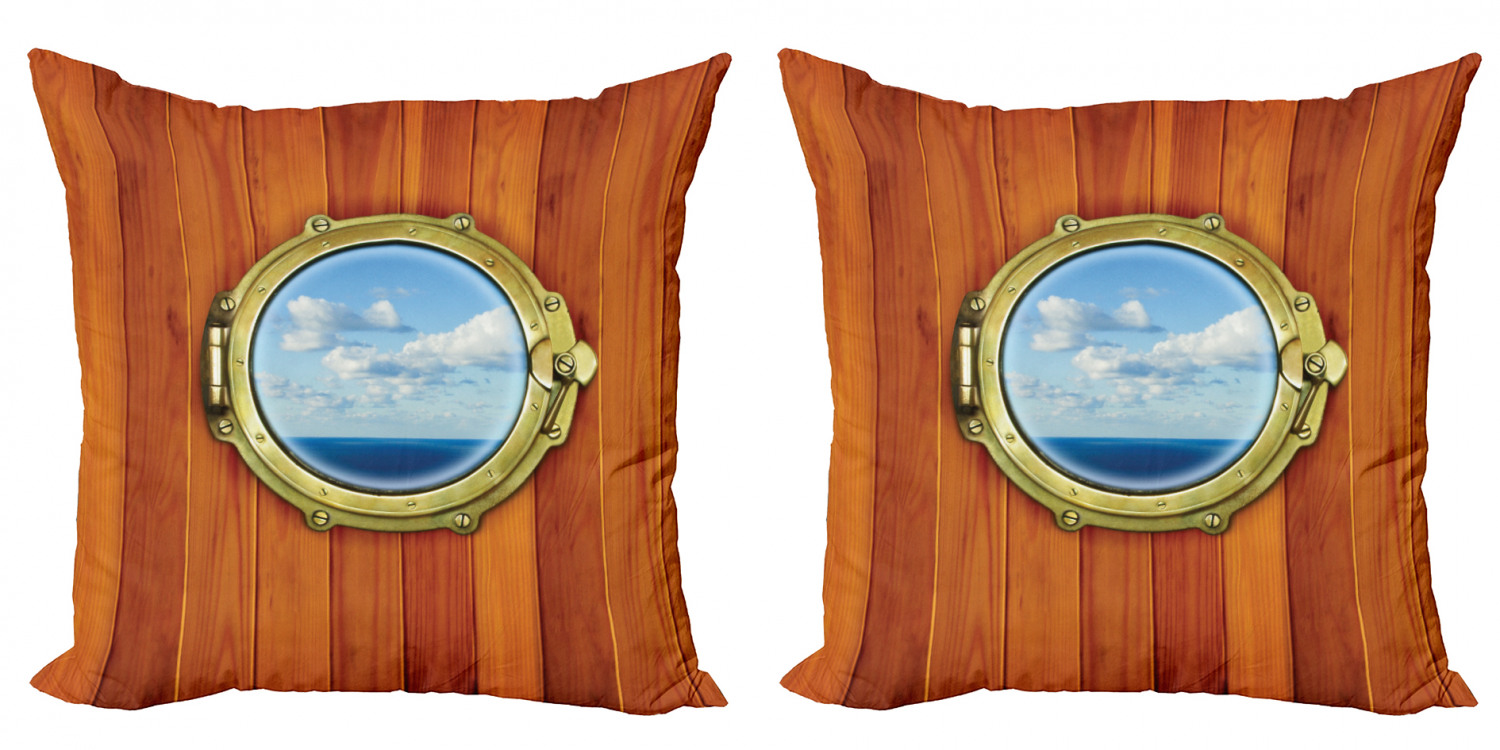 Ambesonne Vintage Elements Cushion Cover Set of 2 for Couch and Bed in 4 Sizes - Picture 119 of 128