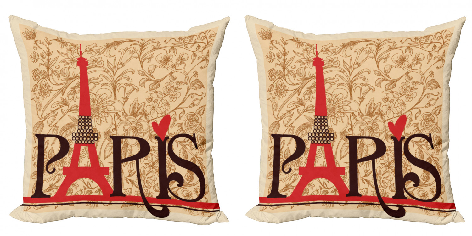 Ambesonne Vintage Elements Cushion Cover Set of 2 for Couch and Bed in 4 Sizes - Picture 97 of 128