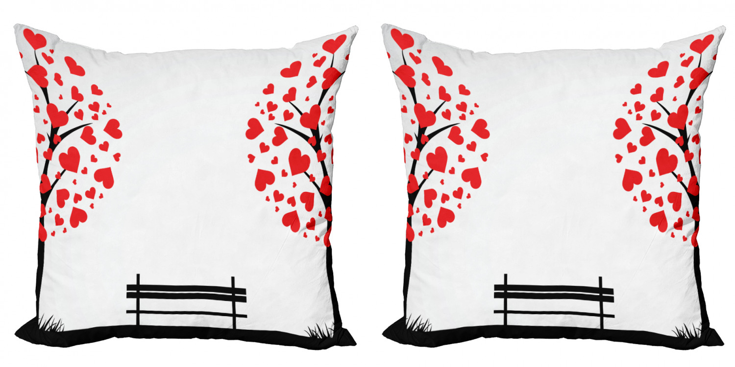 Ambesonne Tree Bloom Cushion Cover Set of 2 for Couch and Bed in 4 Sizes - Picture 70 of 220