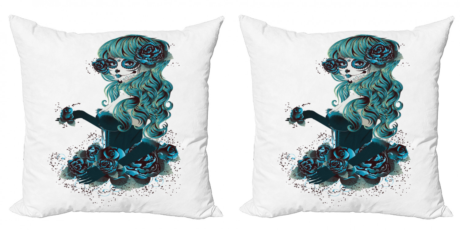 Ambesonne Vintage Elements Cushion Cover Set of 2 for Couch and Bed in 4 Sizes - Picture 59 of 128