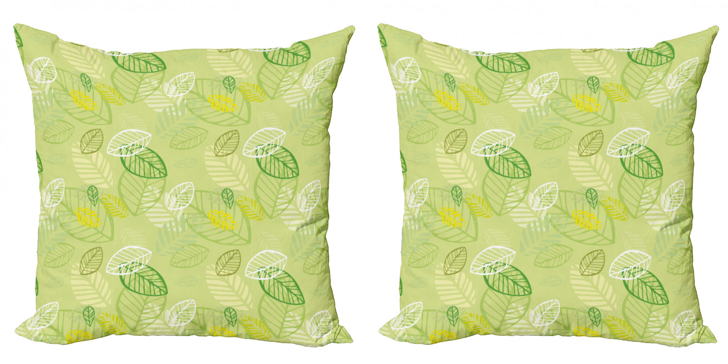 Ambesonne Floral Blossom Cushion Cover Set of 2 for Couch and Bed in 4 Sizes - Picture 45 of 63
