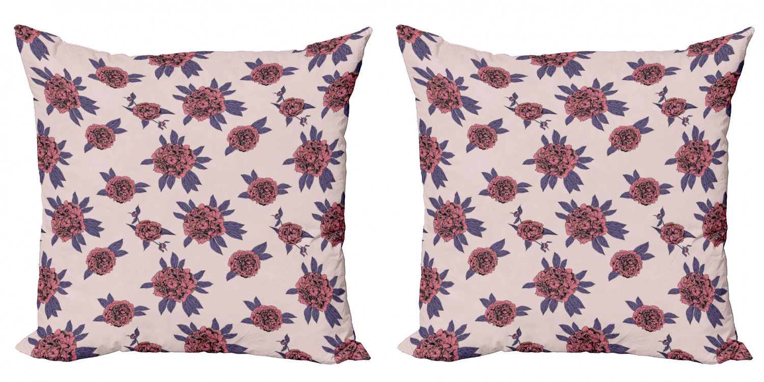 Ambesonne Floral Blossom Cushion Cover Set of 2 for Couch and Bed in 4 Sizes - Picture 30 of 63