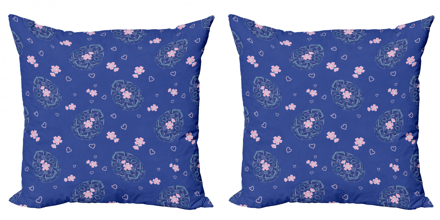 Ambesonne Floral Blossom Cushion Cover Set of 2 for Couch and Bed in 4 Sizes - Picture 16 of 63