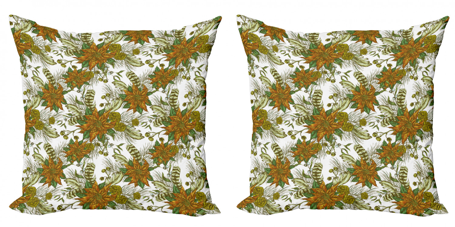Ambesonne Vintage Elements Cushion Cover Set of 2 for Couch and Bed in 4 Sizes - Picture 91 of 128