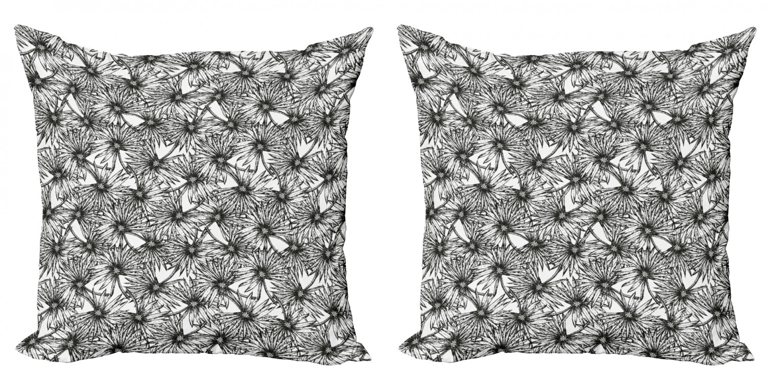 Ambesonne Floral Blossom Cushion Cover Set of 2 for Couch and Bed in 4 Sizes - Picture 40 of 63