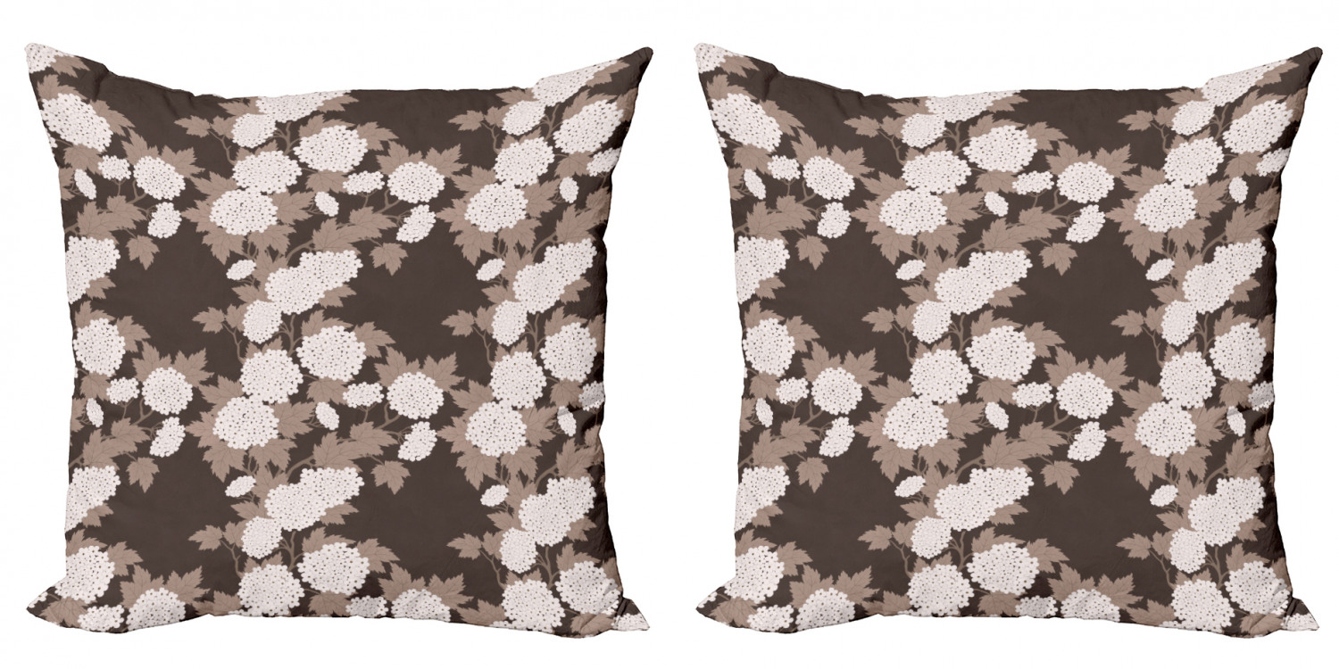 Ambesonne Floral Blossom Cushion Cover Set of 2 for Couch and Bed in 4 Sizes - Picture 57 of 63