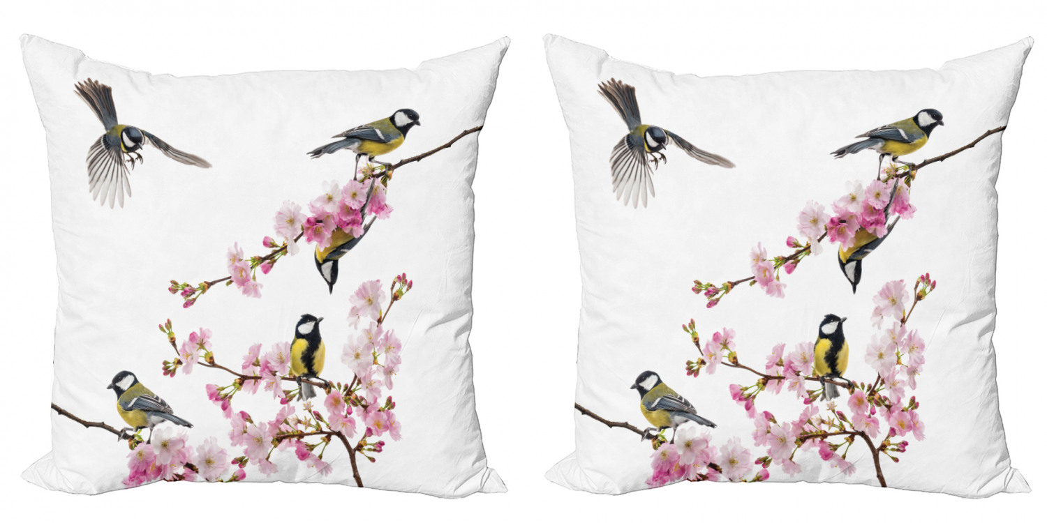 Ambesonne Colorful Theme Cushion Cover Set of 2 for Couch and Bed in 4 Sizes