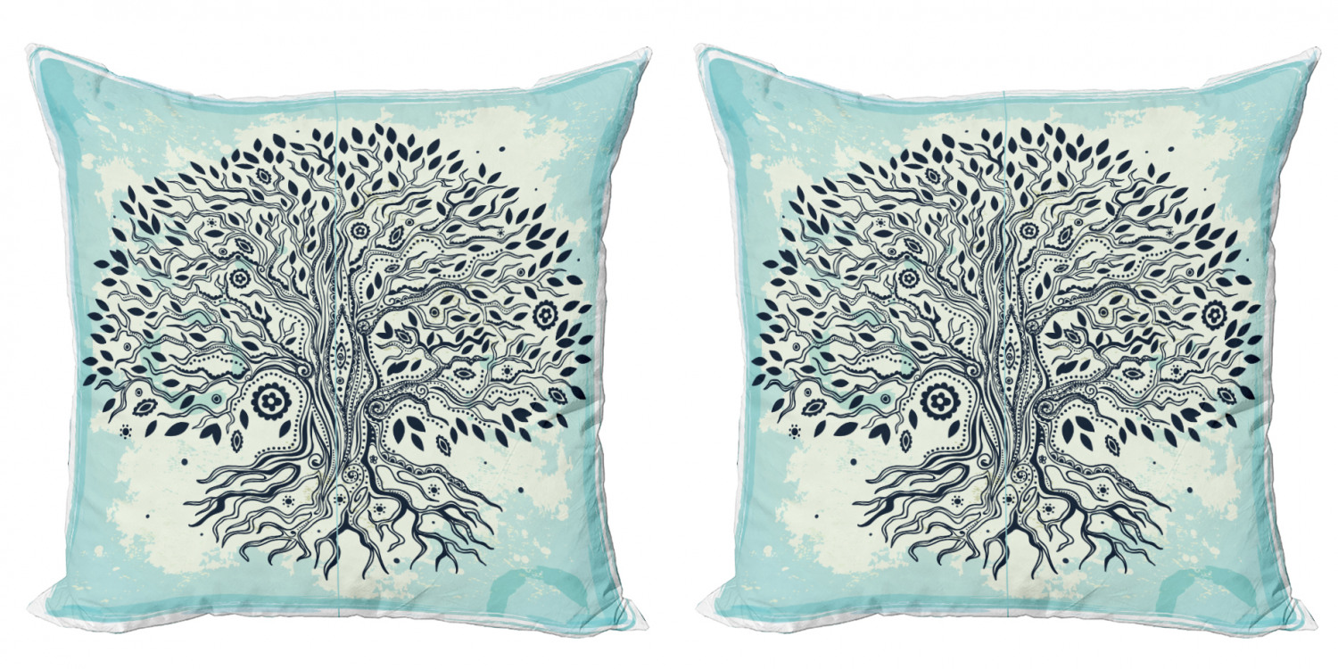 Ambesonne Tree Bloom Cushion Cover Set of 2 for Couch and Bed in 4 Sizes - Picture 40 of 220