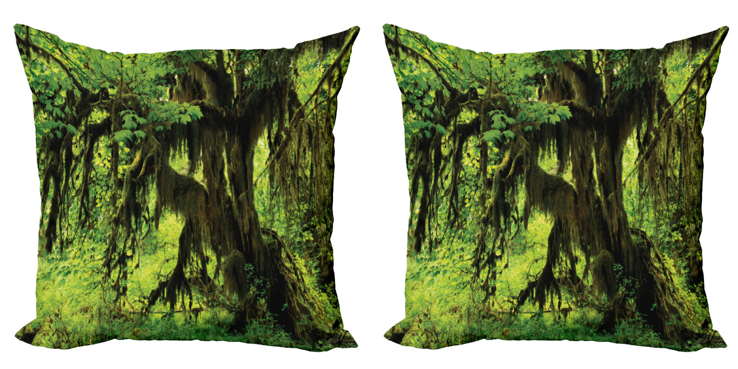 Ambesonne Tree Bloom Cushion Cover Set of 2 for Couch and Bed in 4 Sizes - Picture 107 of 220