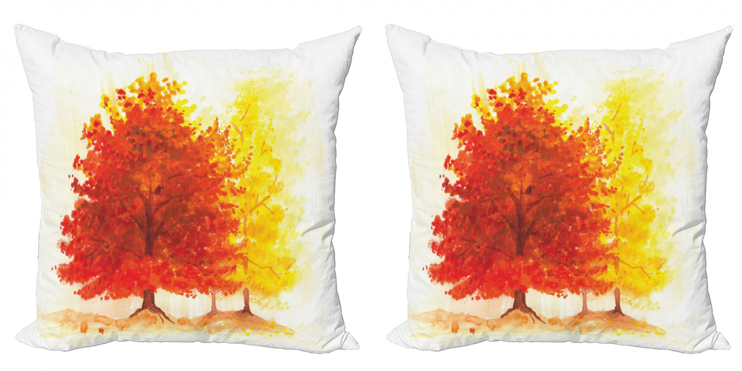 Ambesonne Tree Bloom Cushion Cover Set of 2 for Couch and Bed in 4 Sizes - Picture 48 of 220