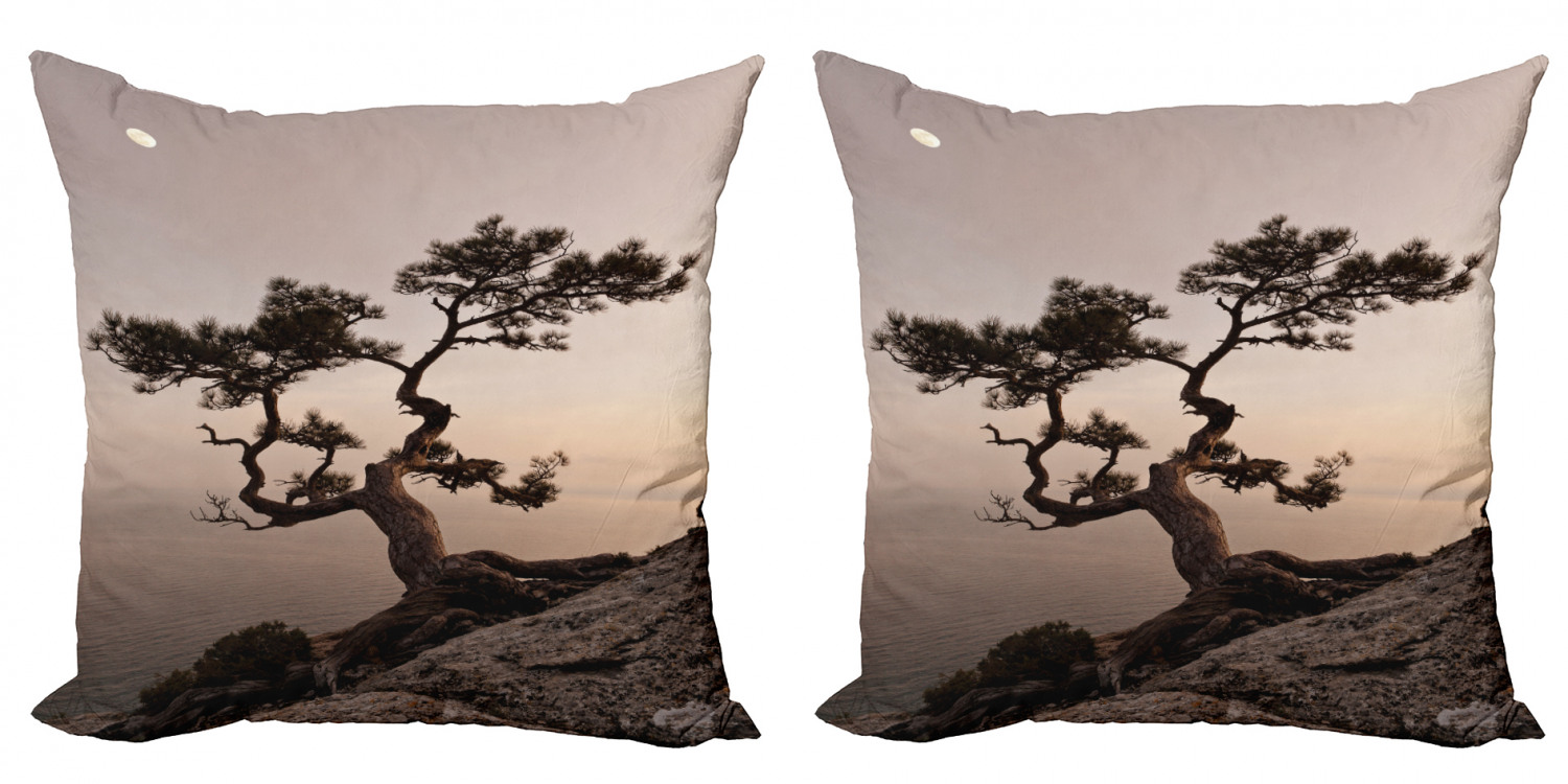 Ambesonne Tree Bloom Cushion Cover Set of 2 for Couch and Bed in 4 Sizes - Picture 86 of 220