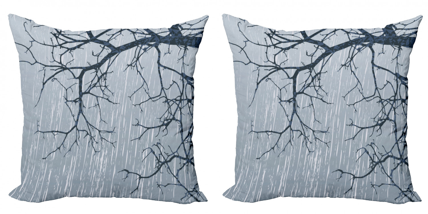 Ambesonne Tree Bloom Cushion Cover Set of 2 for Couch and Bed in 4 Sizes - Picture 152 of 220