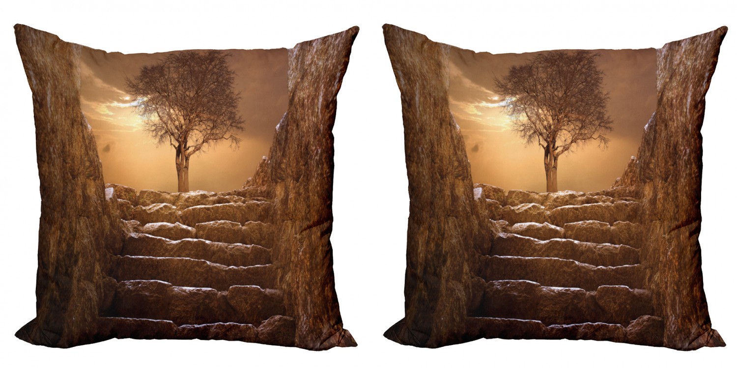Ambesonne Tree Bloom Cushion Cover Set of 2 for Couch and Bed in 4 Sizes - Picture 23 of 220