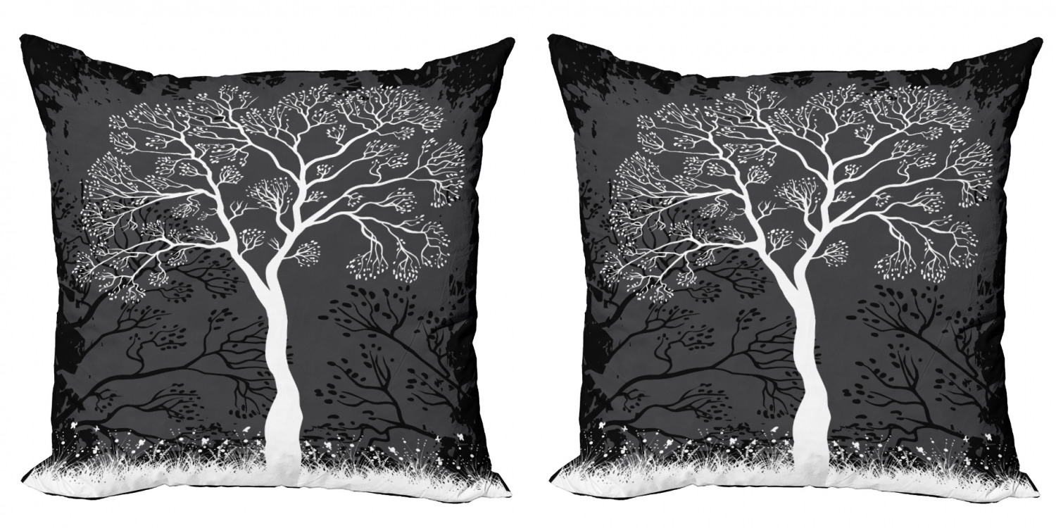 Ambesonne Tree Bloom Cushion Cover Set of 2 for Couch and Bed in 4 Sizes - Picture 103 of 220