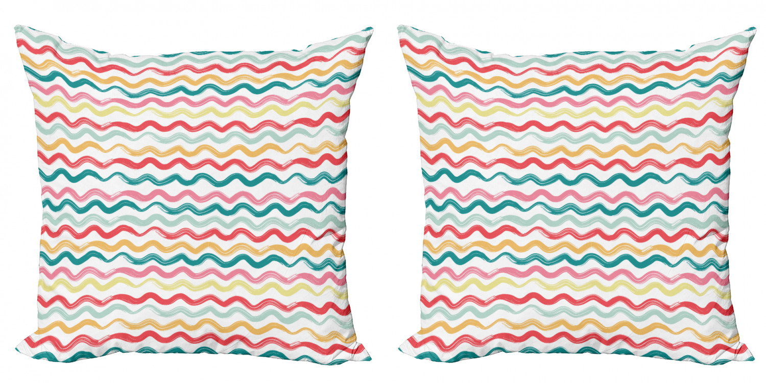 Clayre & Eef *grobe Kissenhülle skandinavisches Design cushion azuro *