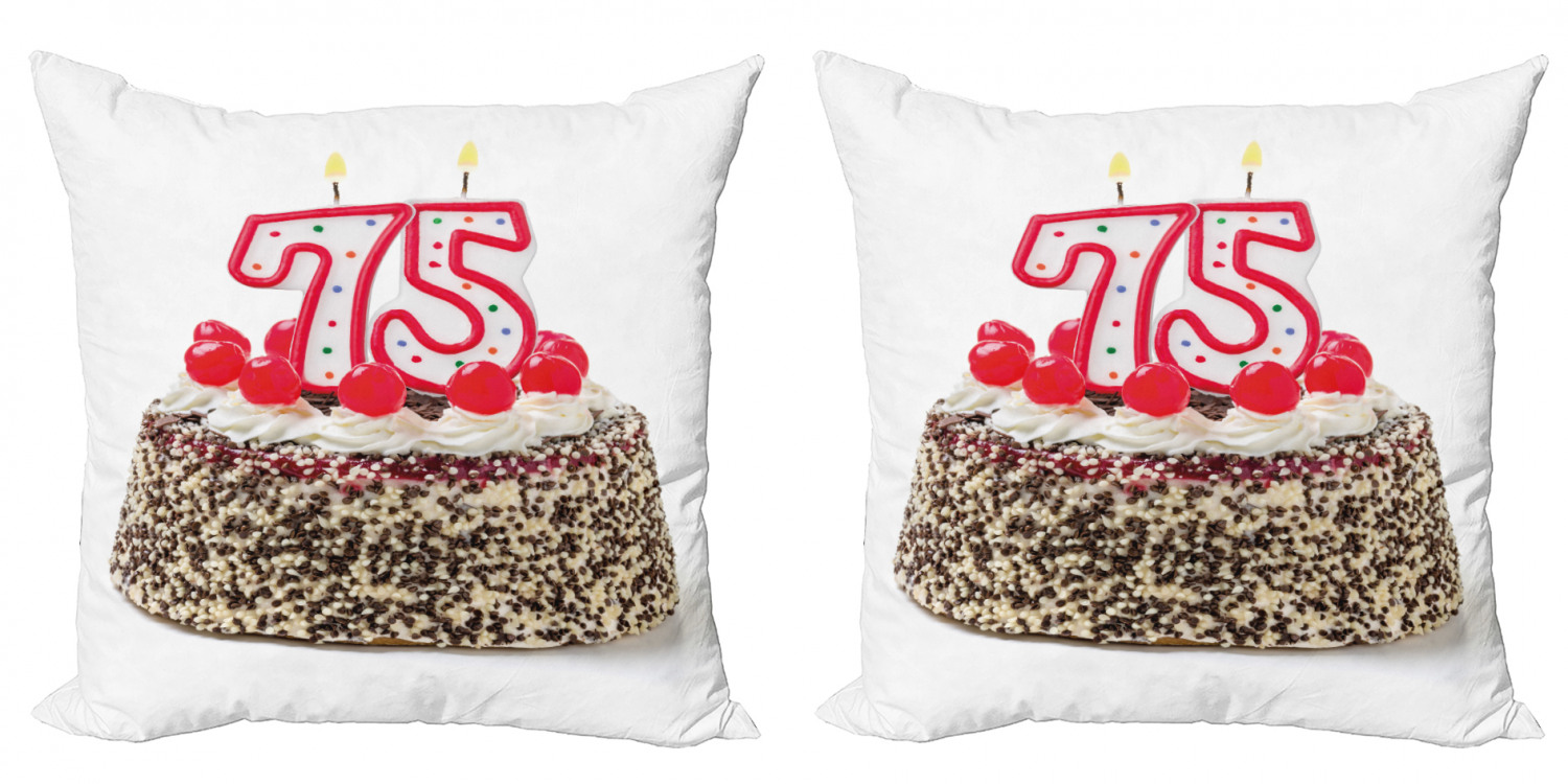 Ambesonne Birthday Party Cushion Cover Set of 2 for Couch and Bed in 4 Sizes - Picture 21 of 63