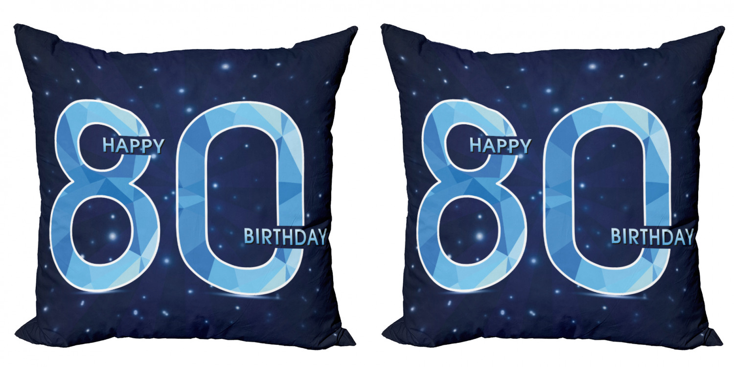 Ambesonne Birthday Party Cushion Cover Set of 2 for Couch and Bed in 4 Sizes - Picture 51 of 63