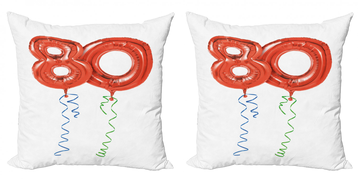 Ambesonne Birthday Party Cushion Cover Set of 2 for Couch and Bed in 4 Sizes - Picture 41 of 63