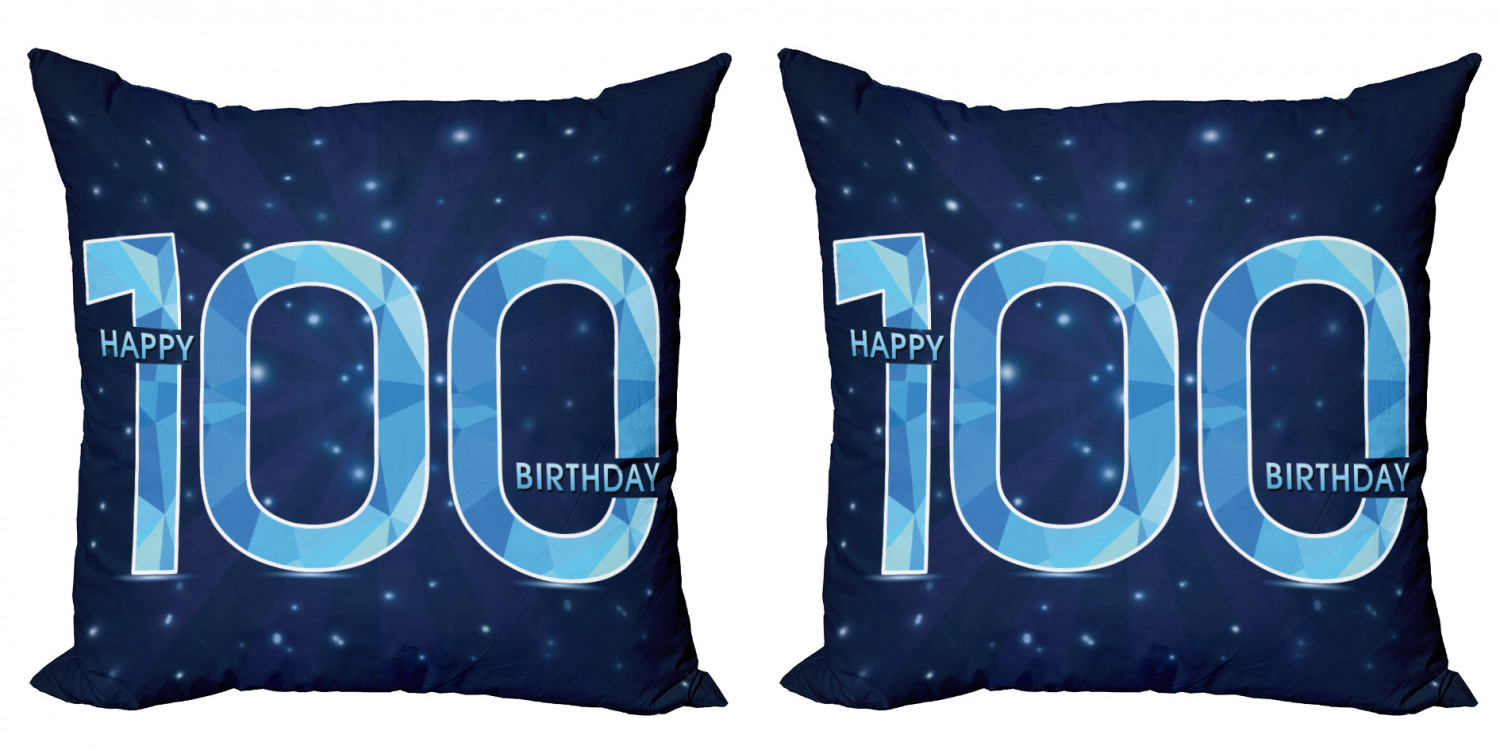 Ambesonne Birthday Party Cushion Cover Set of 2 for Couch and Bed in 4 Sizes - Picture 26 of 63