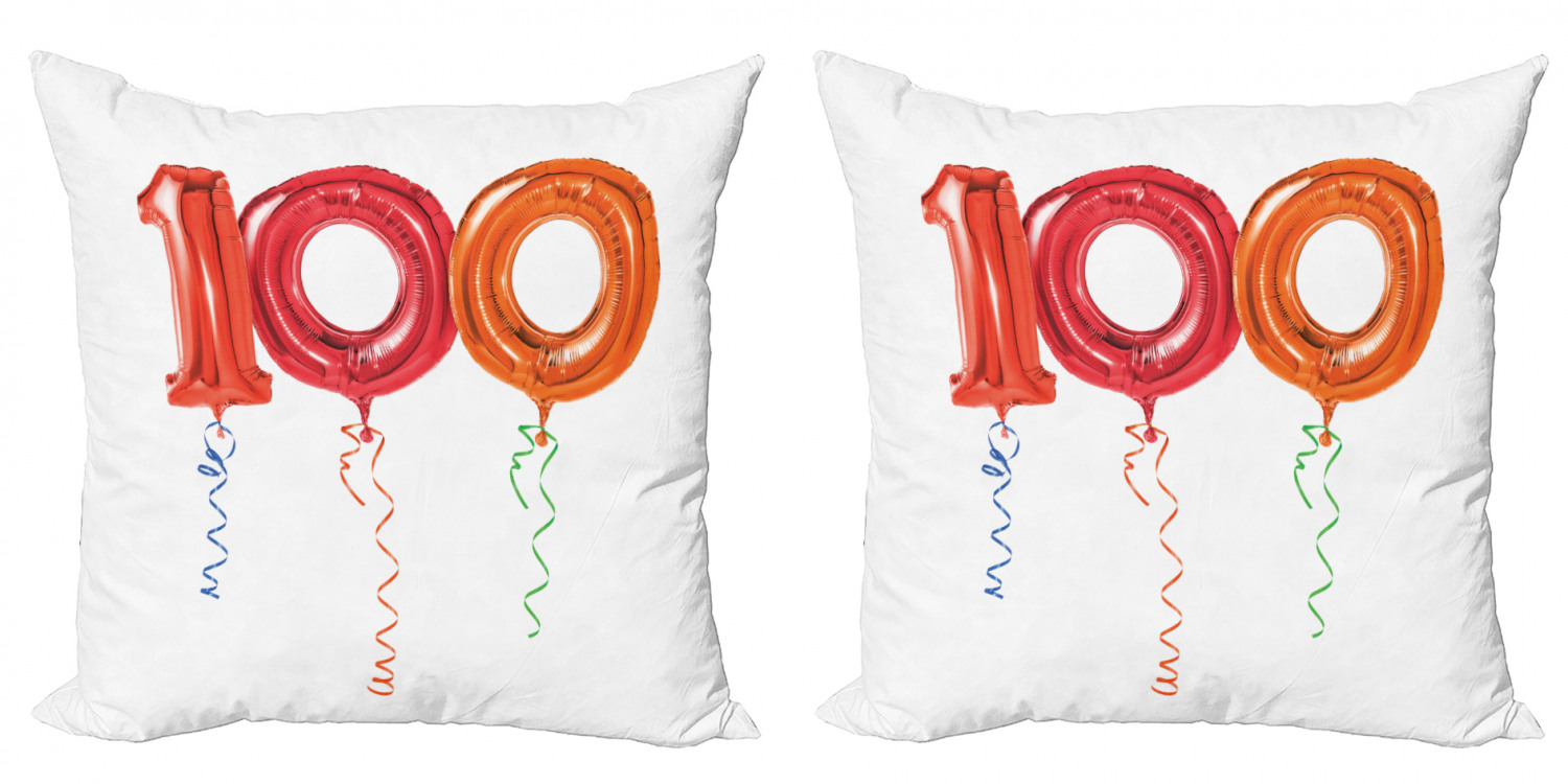 Ambesonne Birthday Party Cushion Cover Set of 2 for Couch and Bed in 4 Sizes - Picture 37 of 63