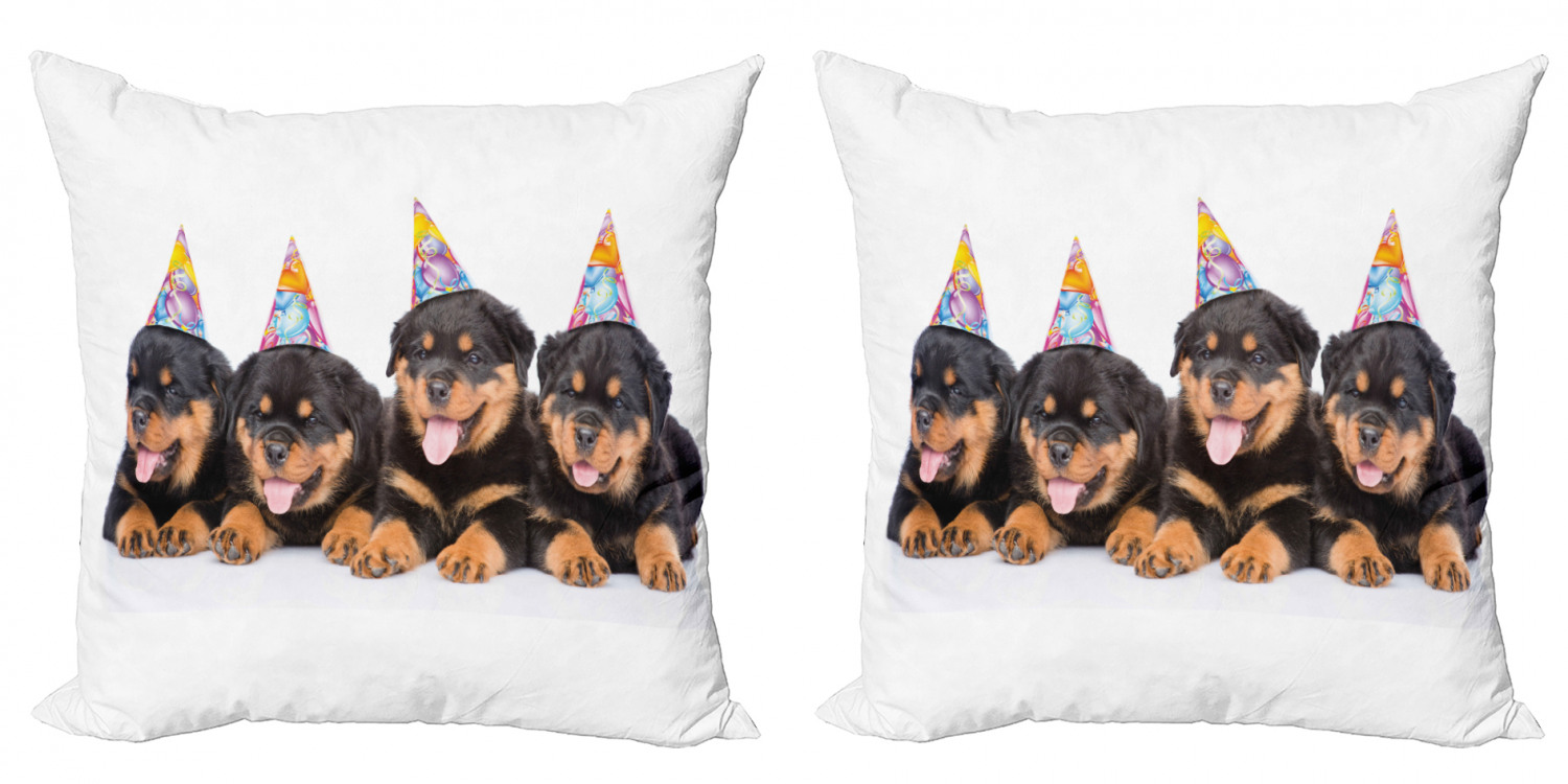 Ambesonne Birthday Party Cushion Cover Set of 2 for Couch and Bed in 4 Sizes - Picture 14 of 63