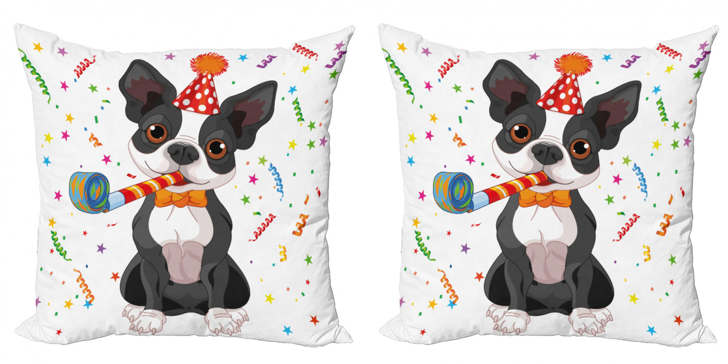 Ambesonne Birthday Party Cushion Cover Set of 2 for Couch and Bed in 4 Sizes - Picture 20 of 63