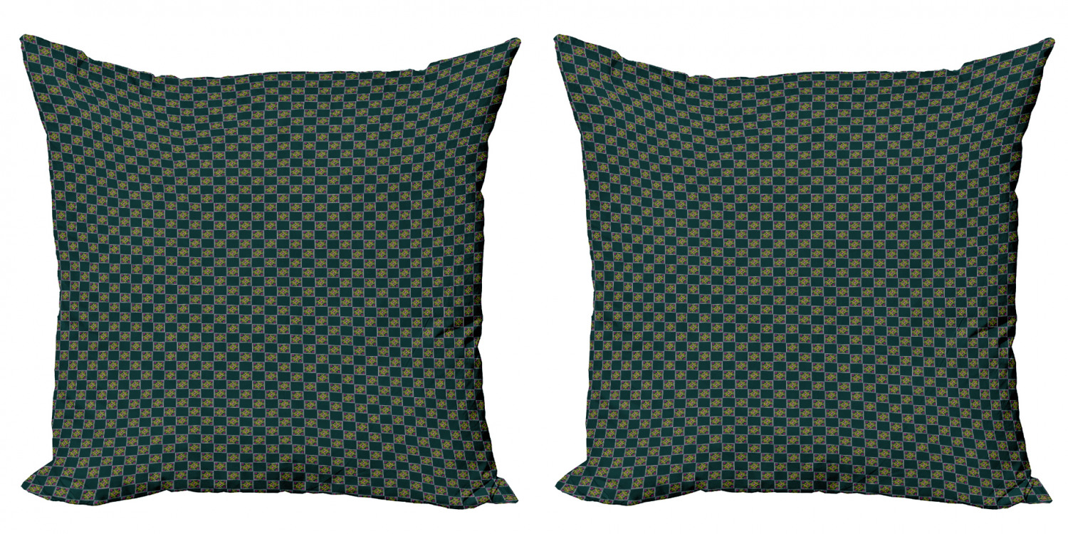 Ambesonne Sketch Design Cushion Cover Set of 2 for Couch and Bed in 4 Sizes