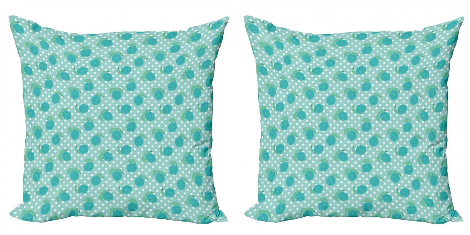 Ambesonne Lemons Pattern Cushion Cover Set of 2 for Couch and Bed in 4 Sizes - Picture 51 of 63