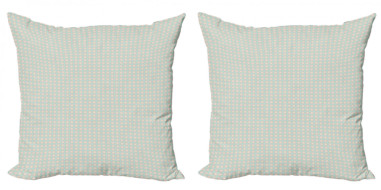 Ambesonne Geometric Scene Cushion Cover Set of 2 for Couch and Bed in 4 Sizes - Picture 10 of 63