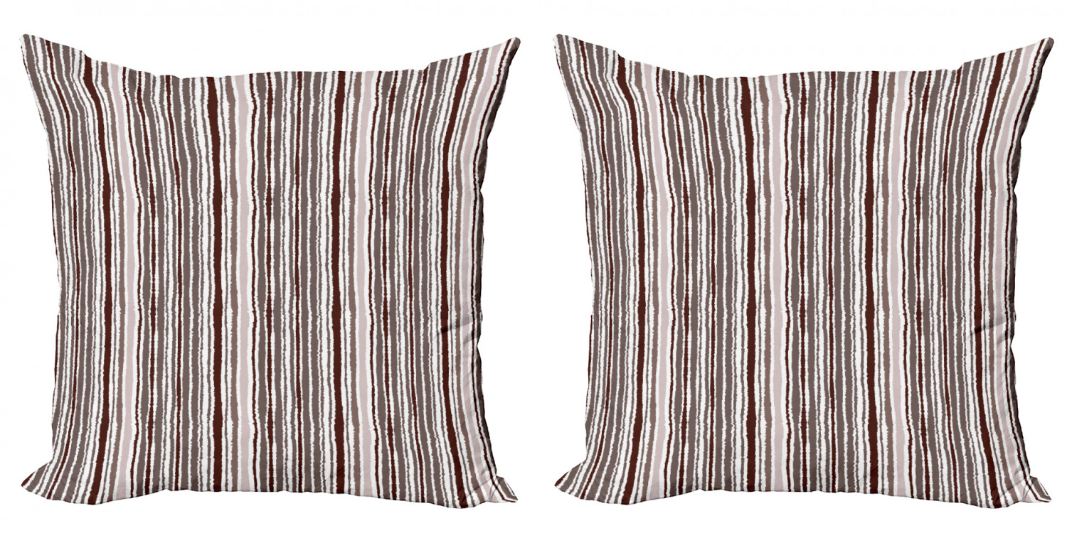 Ambesonne Geometric Scene Cushion Cover Set of 2 for Couch and Bed in 4 Sizes - Picture 54 of 63