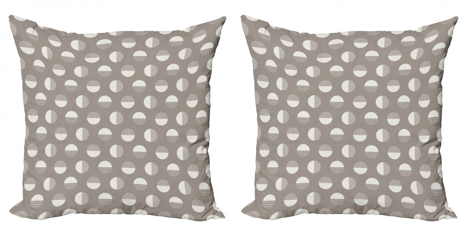 Ambesonne Geometric Scene Cushion Cover Set of 2 for Couch and Bed in 4 Sizes - Picture 11 of 63