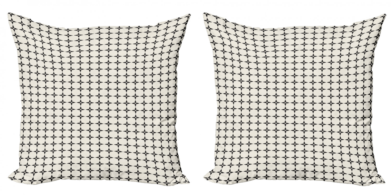 Ambesonne Geometric Scene Cushion Cover Set of 2 for Couch and Bed in 4 Sizes - Picture 22 of 63