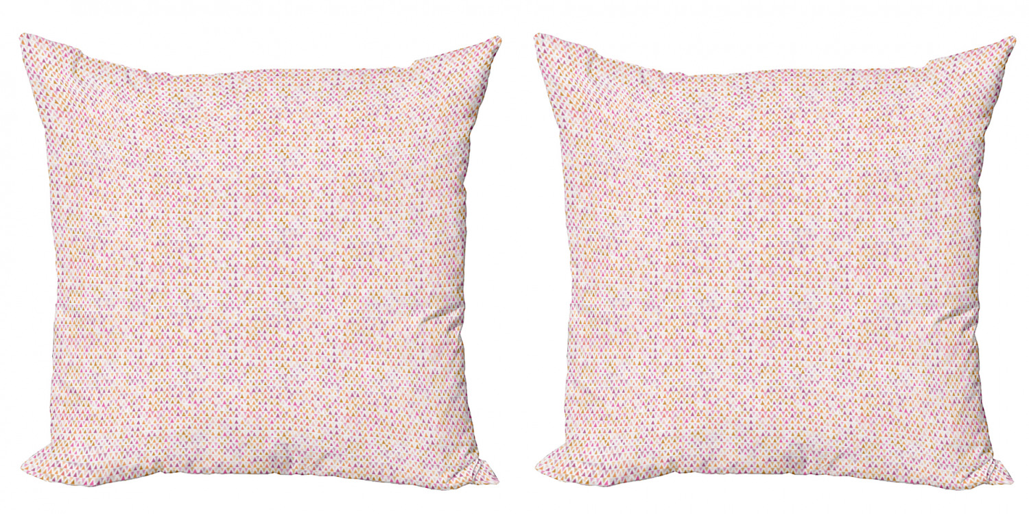 Ambesonne Geometric Scene Cushion Cover Set of 2 for Couch and Bed in 4 Sizes - Picture 24 of 63