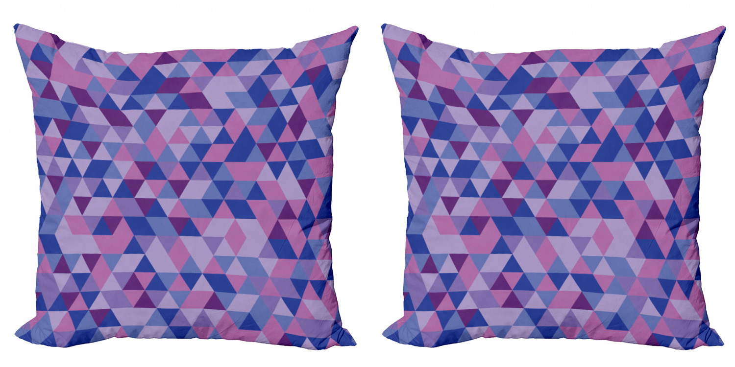 Ambesonne Geometric Scene Cushion Cover Set of 2 for Couch and Bed in 4 Sizes - Picture 57 of 63