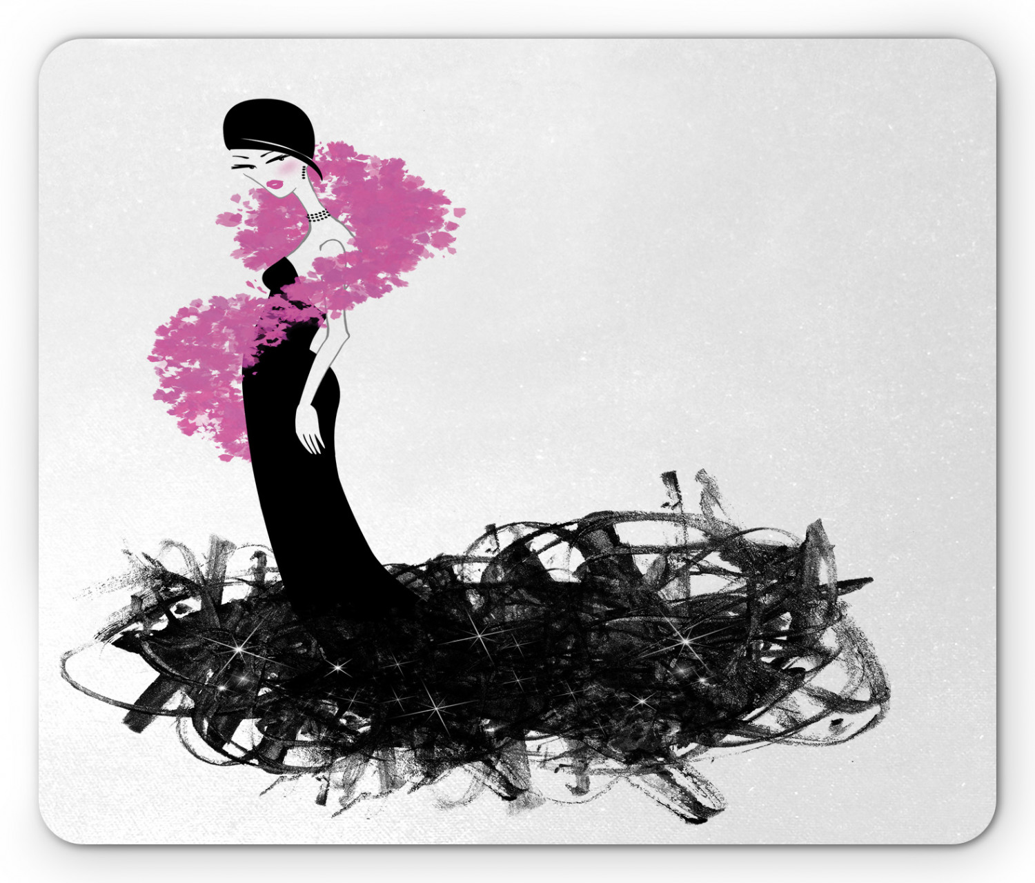 Ambesonne Woman Design Mousepad Rectangle Non-Slip Rubber - Picture 59 of 62
