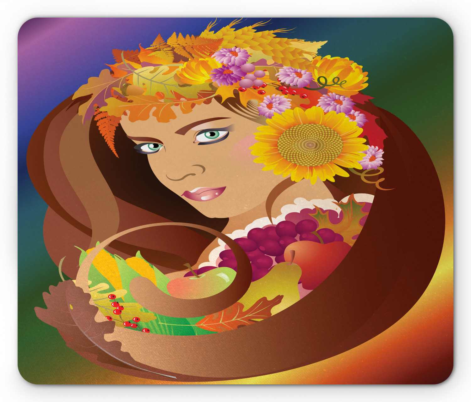 Ambesonne Woman Design Mousepad Rectangle Non-Slip Rubber - Picture 20 of 62