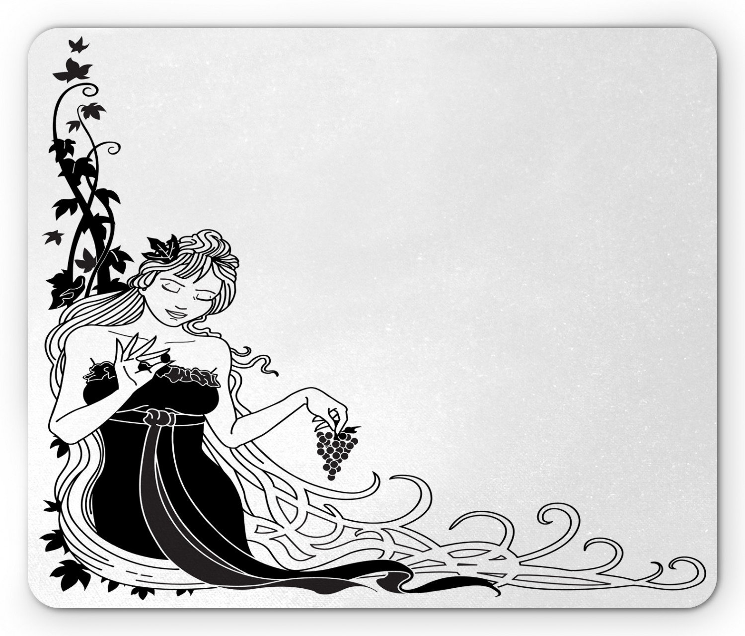 Ambesonne Woman Design Mousepad Rectangle Non-Slip Rubber - Picture 55 of 62