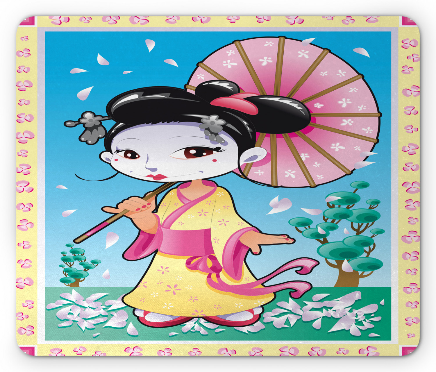 Ambesonne Woman Design Mousepad Rectangle Non-Slip Rubber - Picture 22 of 62