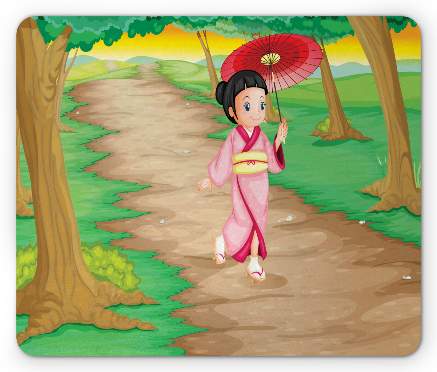 Ambesonne Woman Design Mousepad Rectangle Non-Slip Rubber - Picture 7 of 62