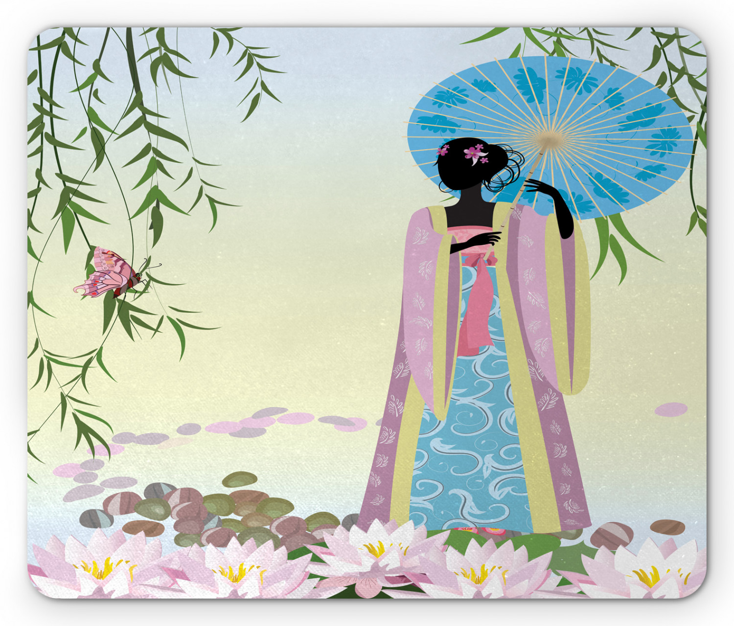 Ambesonne Woman Design Mousepad Rectangle Non-Slip Rubber - Picture 8 of 62
