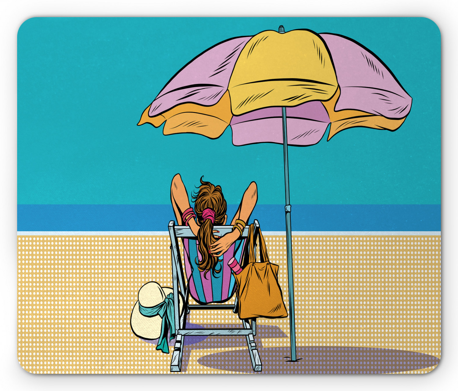 Ambesonne Woman Design Mousepad Rectangle Non-Slip Rubber - Picture 31 of 62