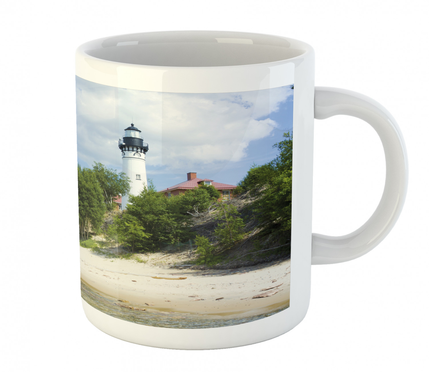 Ambesonne Vintage Ceramic Coffee Mug Cup for Water Tea Drinks, 11 oz - Picture 130 of 244